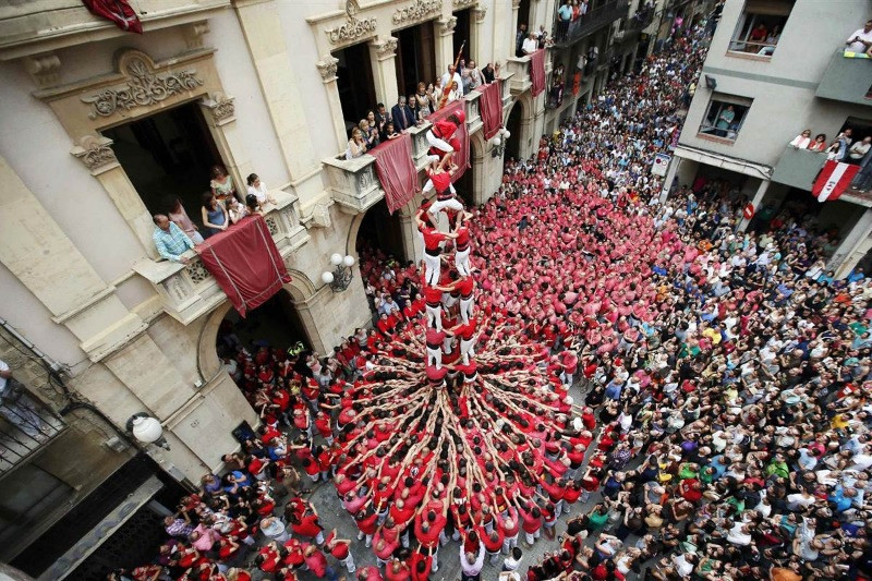 İspanya'da İnsan Kulesi Festivali düzenlendi - Resim: 4