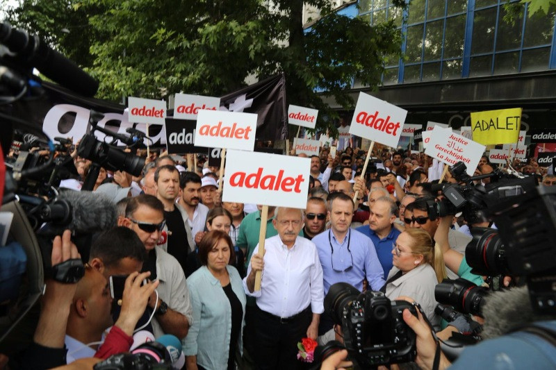 Kılıçdaroğlu'nun 'Adalet Yürüyüşü'nden kareler - Resim: 12