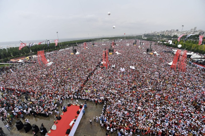 Fotoğraflarla Muharrem İnce'nin Maltepe mitingi - Resim: 32