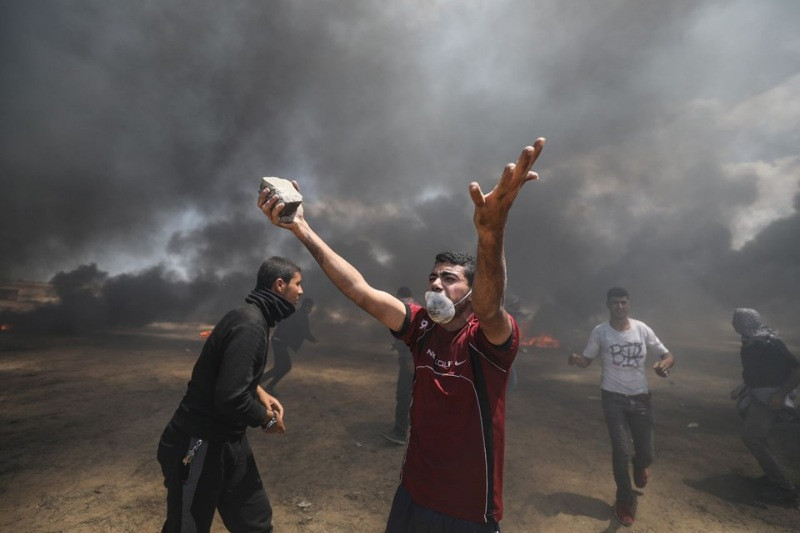 Gazze'deki protestolar katliama dönüştü - Resim: 5