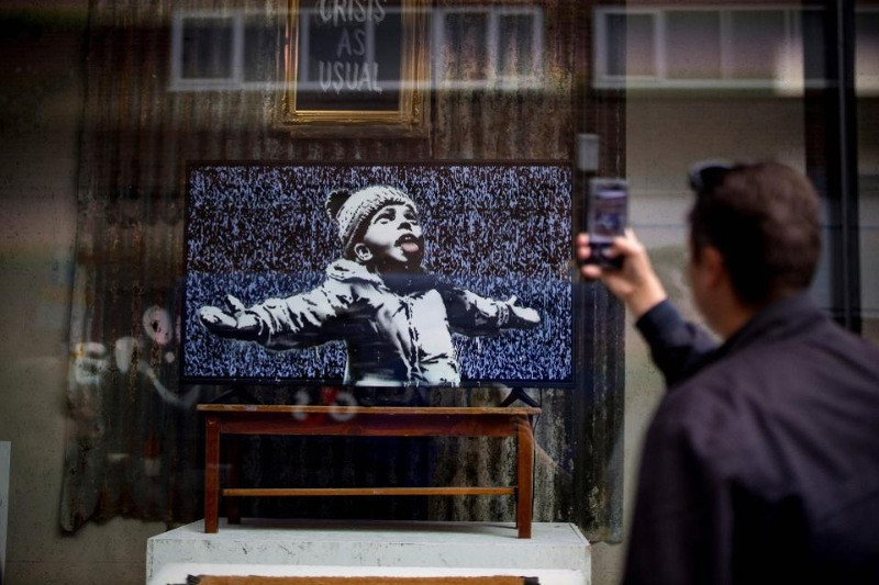 Banksy, Londra'da içine girilemeyen dükkan açtı - Resim: 1