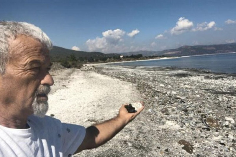 Salda'nın beyaz kumu kararıyor suyu salyalaşıyor - Resim: 5