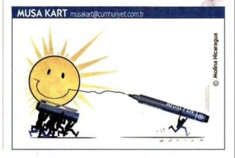 Çizerlerden Musa Kart'a destek karikatürleri - Resim: 33