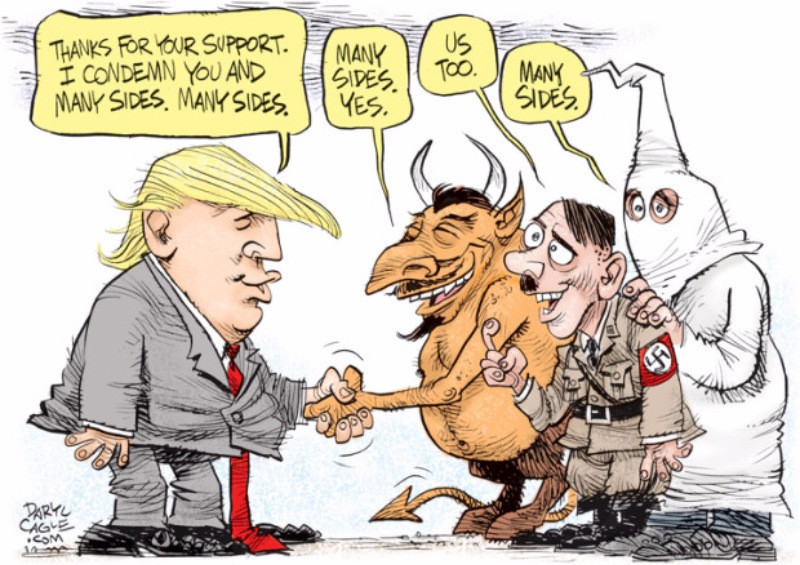 Karikatüristler Trump'ı böyle resmetti - Resim: 1