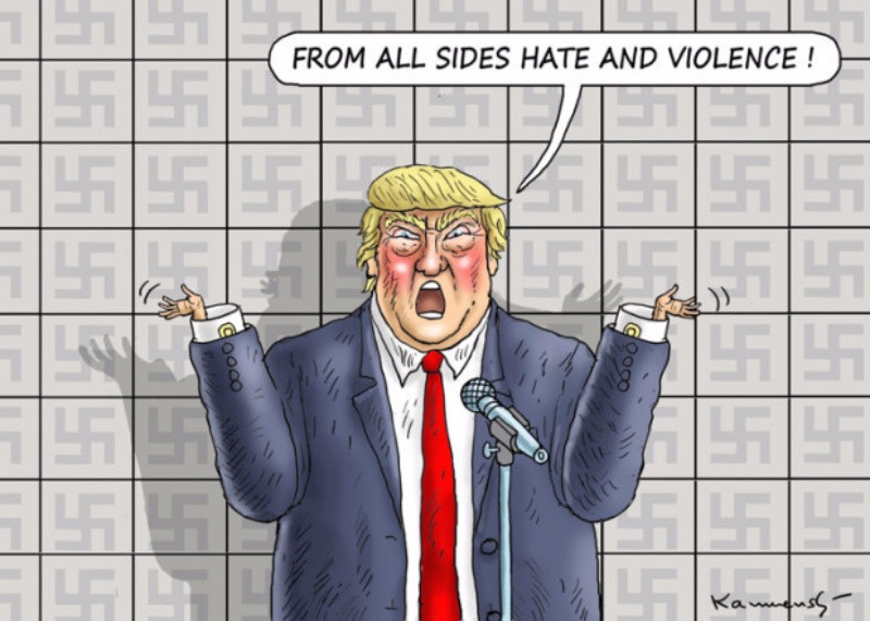 Karikatüristler Trump'ı böyle resmetti - Resim: 2