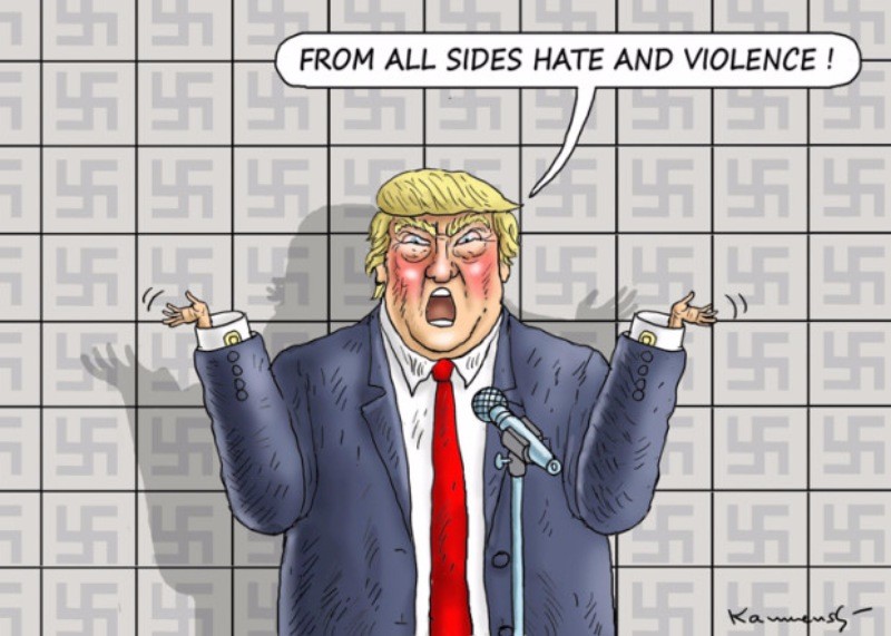 Karikatüristler Trump'ı böyle resmetti - Resim: 2