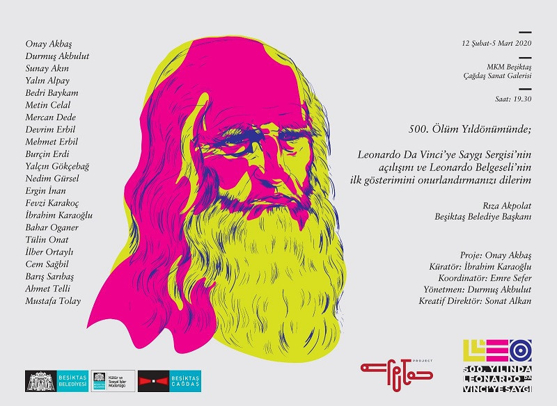 'Leonardo da Vinci’ye saygı' sergisi - Resim : 1