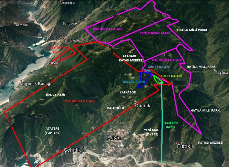 Artvin’i parsel parsel sattılar: Cengiz-Kalyon ortaklığına Cerattepe’de üç yeni ruhsat - Resim : 1
