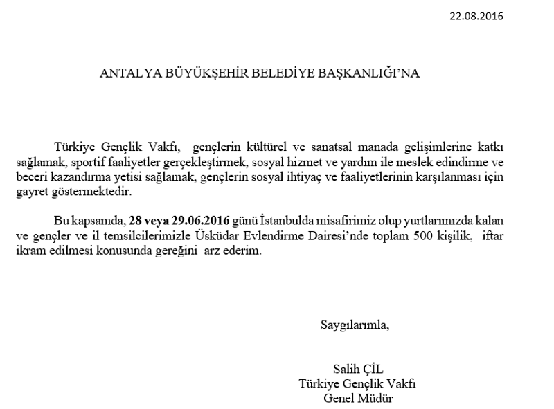 TÜGVA sızıntılarında '500 kişilik iftar' ayrıntısı: Fatura belediyeye kesilmiş - Resim : 1