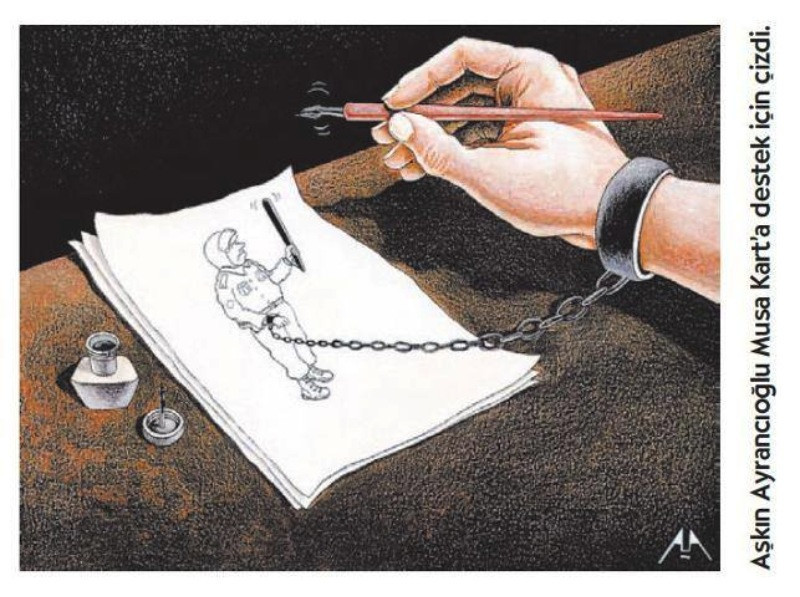 Çizerlerden Musa Kart'a destek karikatürleri - Resim: 10