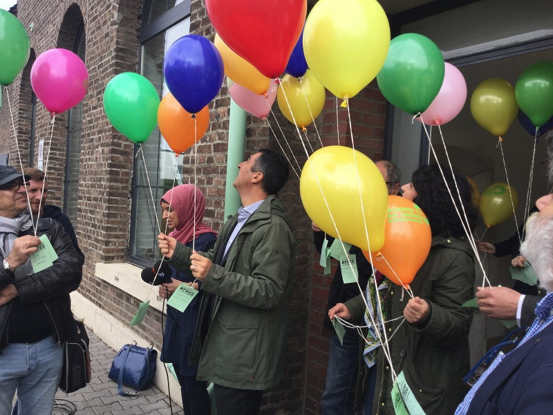 Tutuklu gazeteciler için özgürlük balonları - Resim: 3