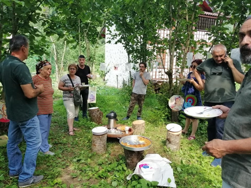 Fındık bahçesinde 'Pandemi Günleri Sergisi' - Resim: 9