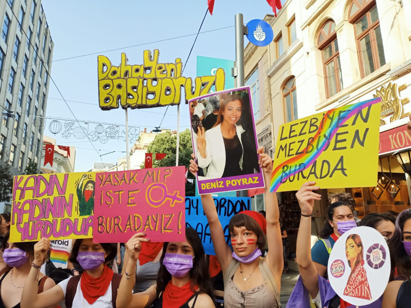 'İstanbul Sözleşmesi'nden vazgeçmiyoruz hayatı durduruyoruz!' - Resim : 1