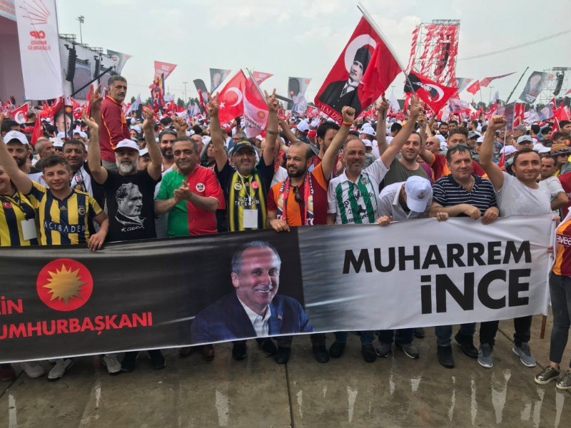 Fotoğraflarla Muharrem İnce'nin Maltepe mitingi - Resim: 12