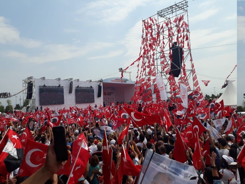 Fotoğraflarla Muharrem İnce'nin Maltepe mitingi - Resim: 20