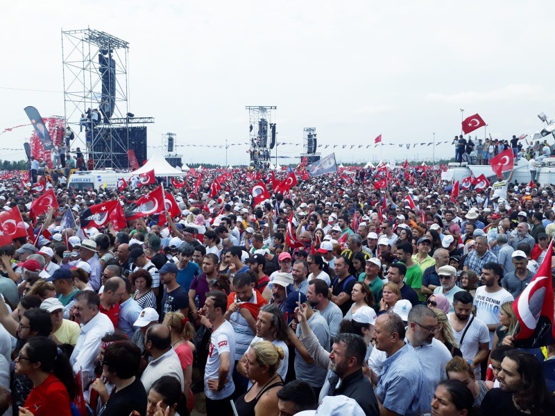 Fotoğraflarla Muharrem İnce'nin Maltepe mitingi - Resim: 19