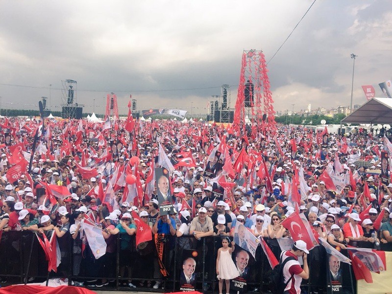 Fotoğraflarla Muharrem İnce'nin Maltepe mitingi - Resim: 13