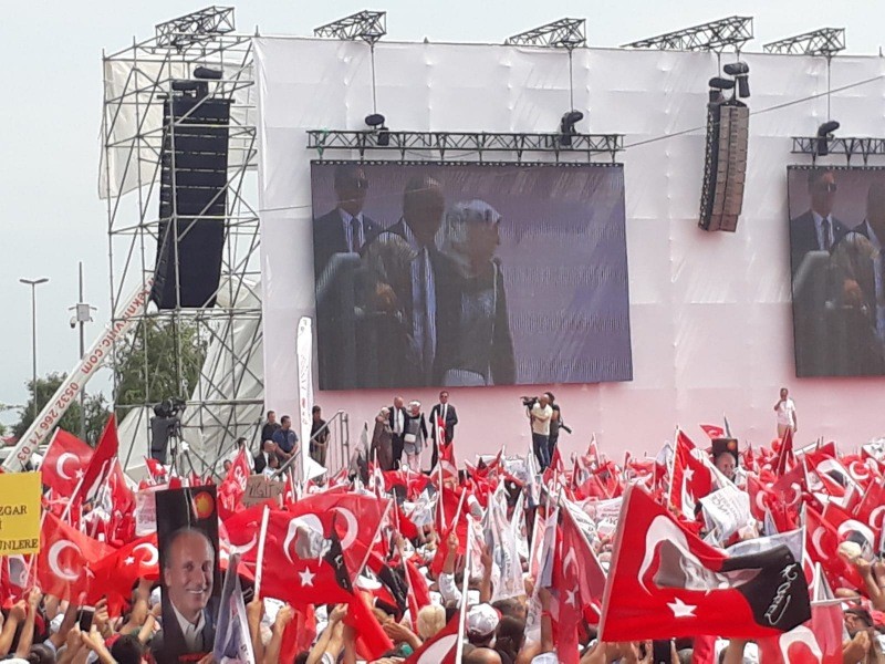 Fotoğraflarla Muharrem İnce'nin Maltepe mitingi - Resim: 17