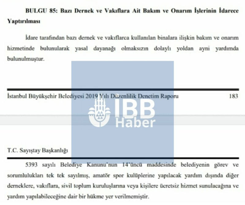 İBB, AKP’nin vakıflara ve derneklere aktardığı kanunsuz yardımları paylaştı - Resim : 1