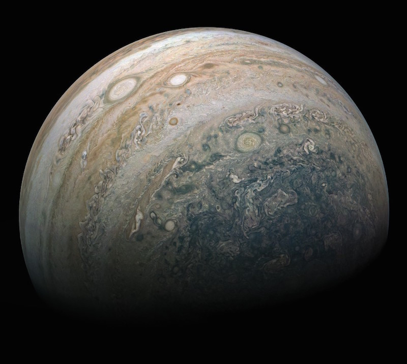 NASA paylaştı: Fotoğrafta Jüpiter sanat tablosu gibi gözüküyor - Resim : 1