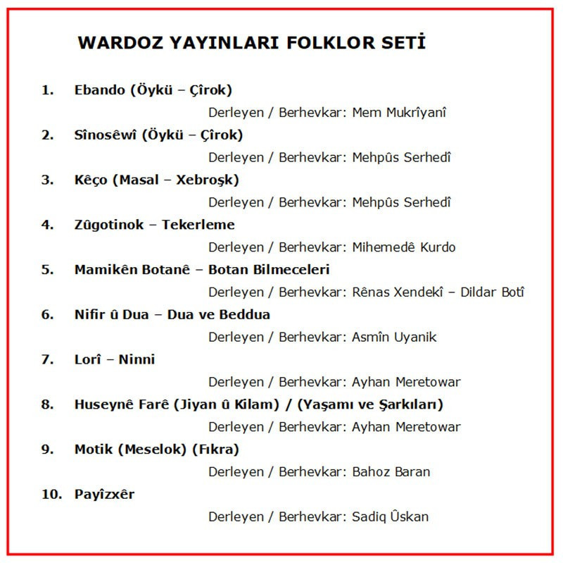 Wardoz Yayınevi yayında - Resim : 1
