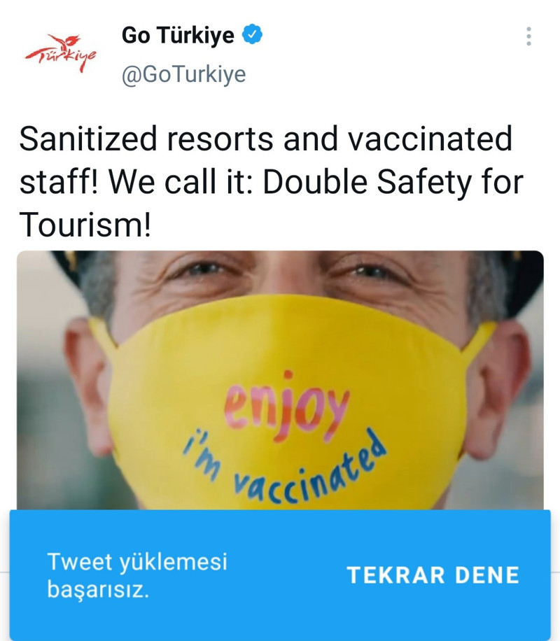 Turizm personelleri, turistlerin kaygılarını gidermek için 'Ben aşılandım' maskeleriyle dolaşacak - Resim : 1