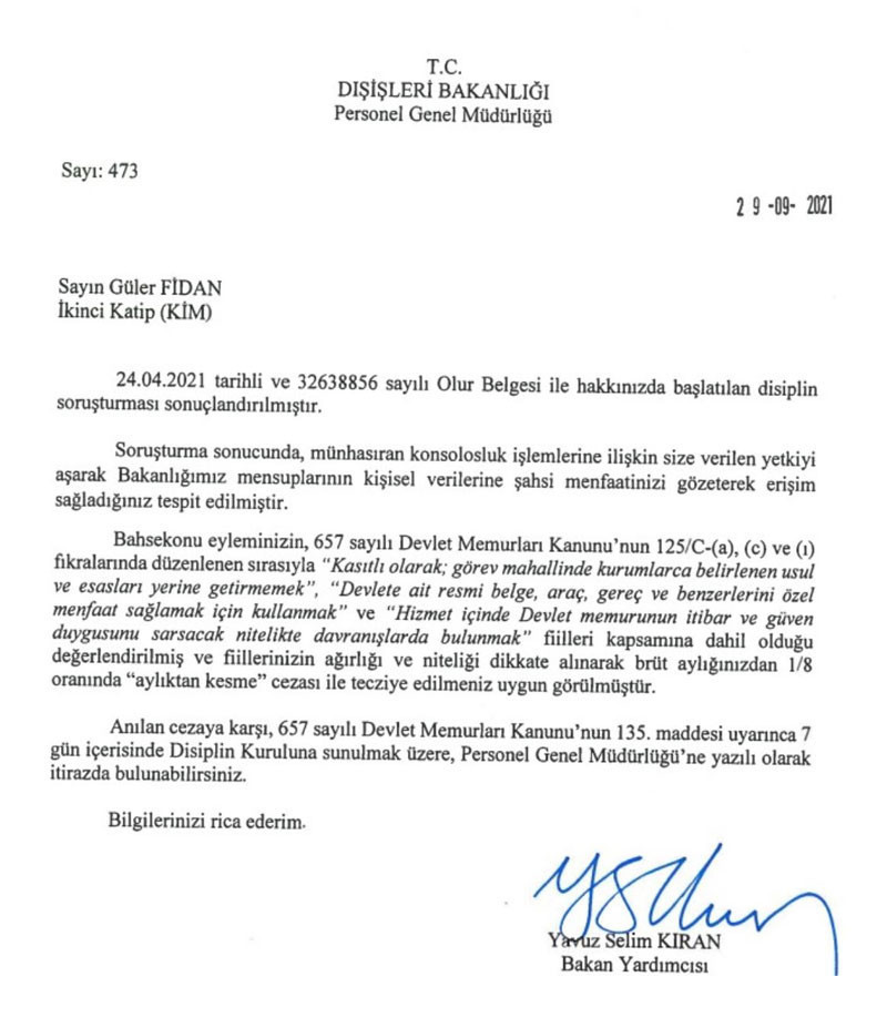 AKP'li belediyenin 'insan kaçakçılığını' ortaya çıkaran konsolosluk çalışanlarına ceza - Resim : 1