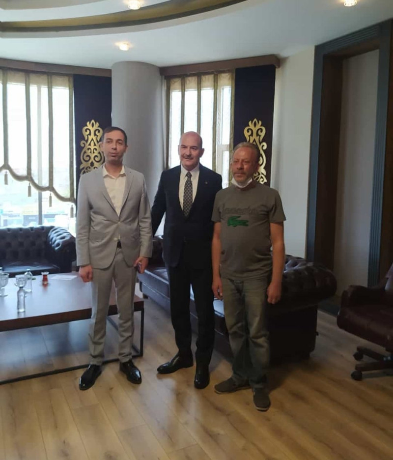 Tutuklanan MHP Diyarbakır İl Başkanı'nın Soylu ile fotoğrafı çıktı - Resim : 1