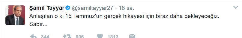 Darbe raporu AKP'li Tayyar'ı da ikna edemedi - Resim : 1