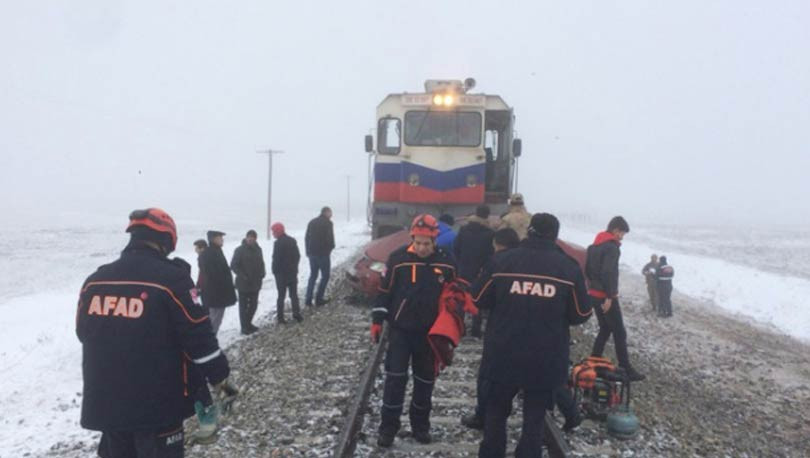 Kars'ta tren kazası: 3 ölü - Resim : 1
