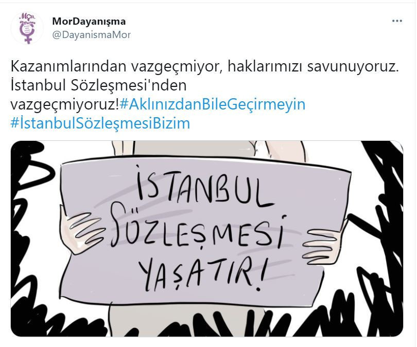 Kadınlar vazgeçmiyor: 'İstanbul Sözleşmesi Bizim' demek için bir çok ilde sokağa çağrı yapıldı - Resim : 7