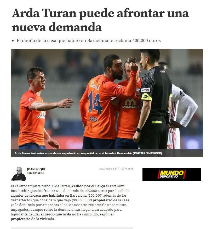 Arda Turan'a tekrar mahkeme yolu göründü - Resim : 1
