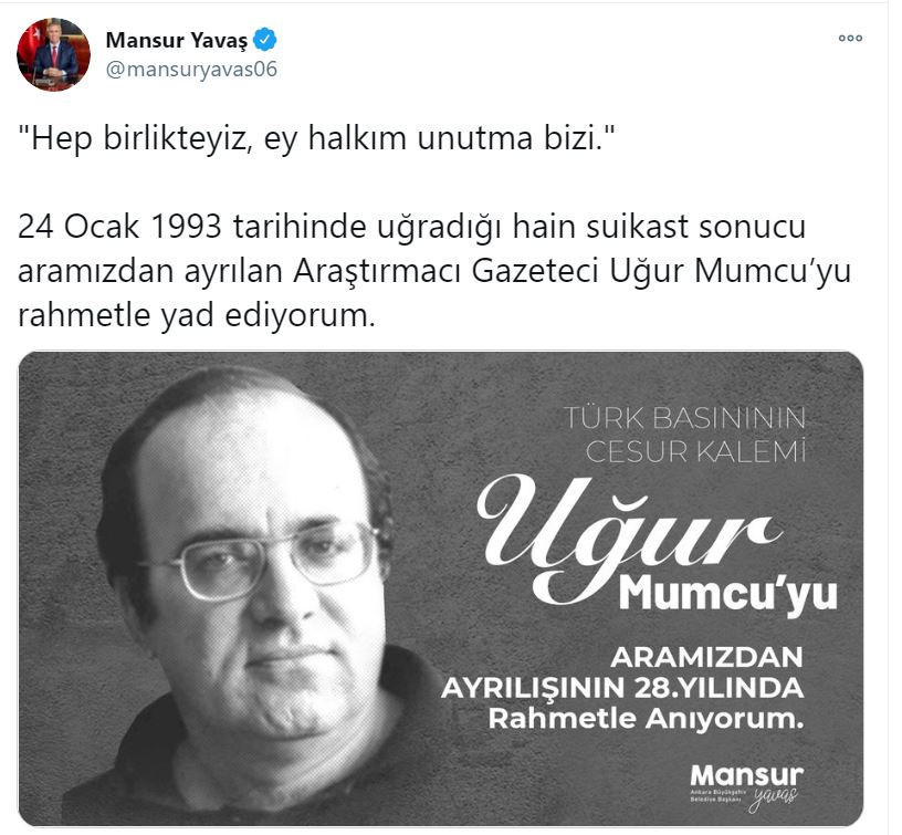 Uğur Mumcu, katledilişinin 28’inci yıl dönümünde anıldı - Resim : 3