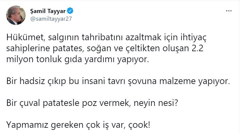 AKP MKYK'dan patates çuvalıyla poz veren kaymakama 'hadsiz' çıkışı - Resim : 1