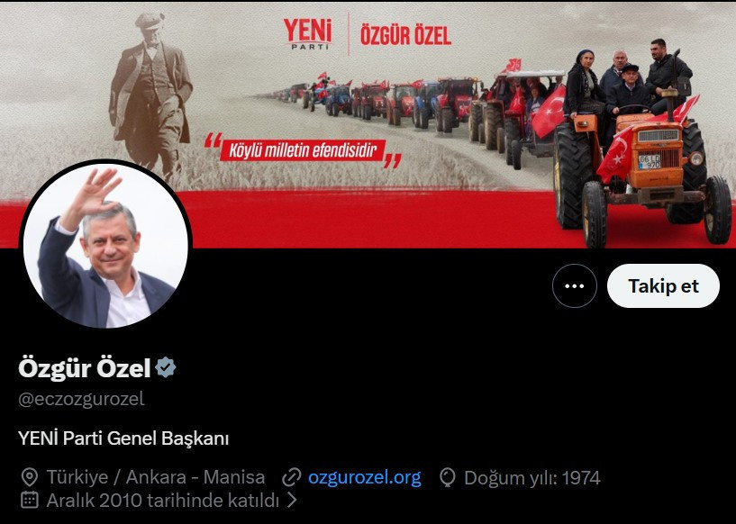 &Ouml;zg&uuml;r &Ouml;zel YENİ Parti'nin genel başkanı se&ccedil;ildi, PM belirlendi - Resim : 1