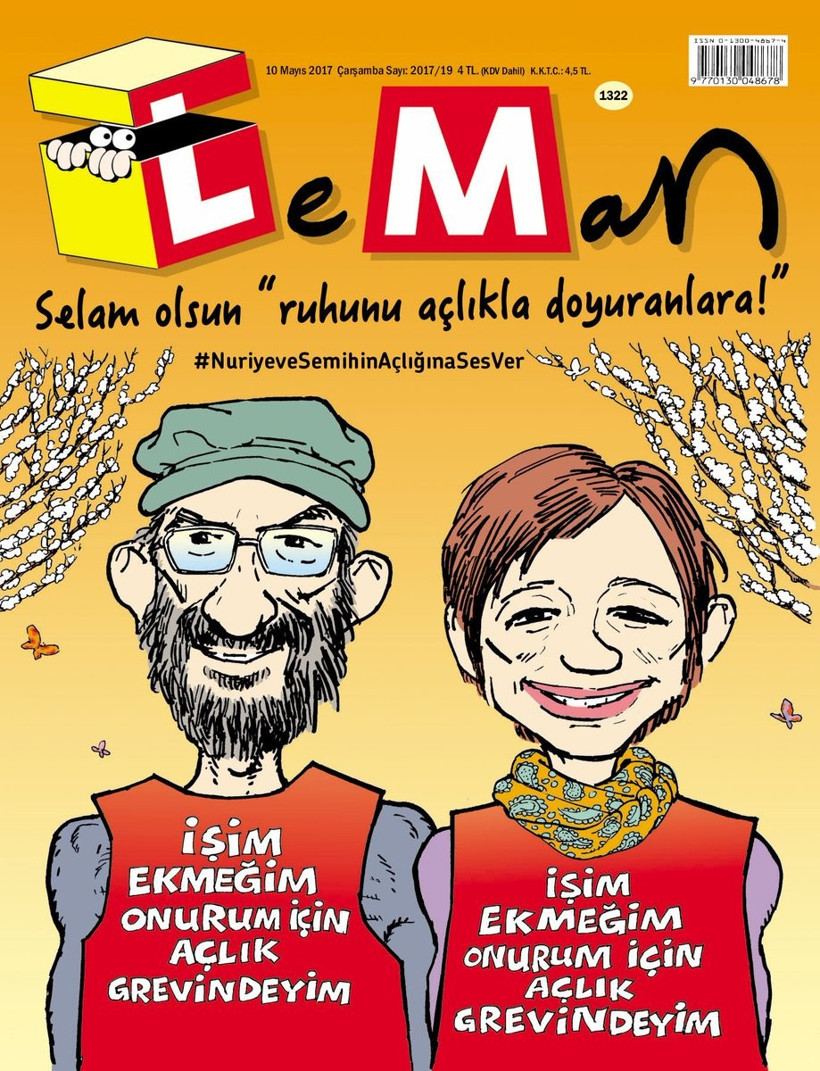 Gülmen ve Özakça, Leman'ın kapağında - Resim : 1