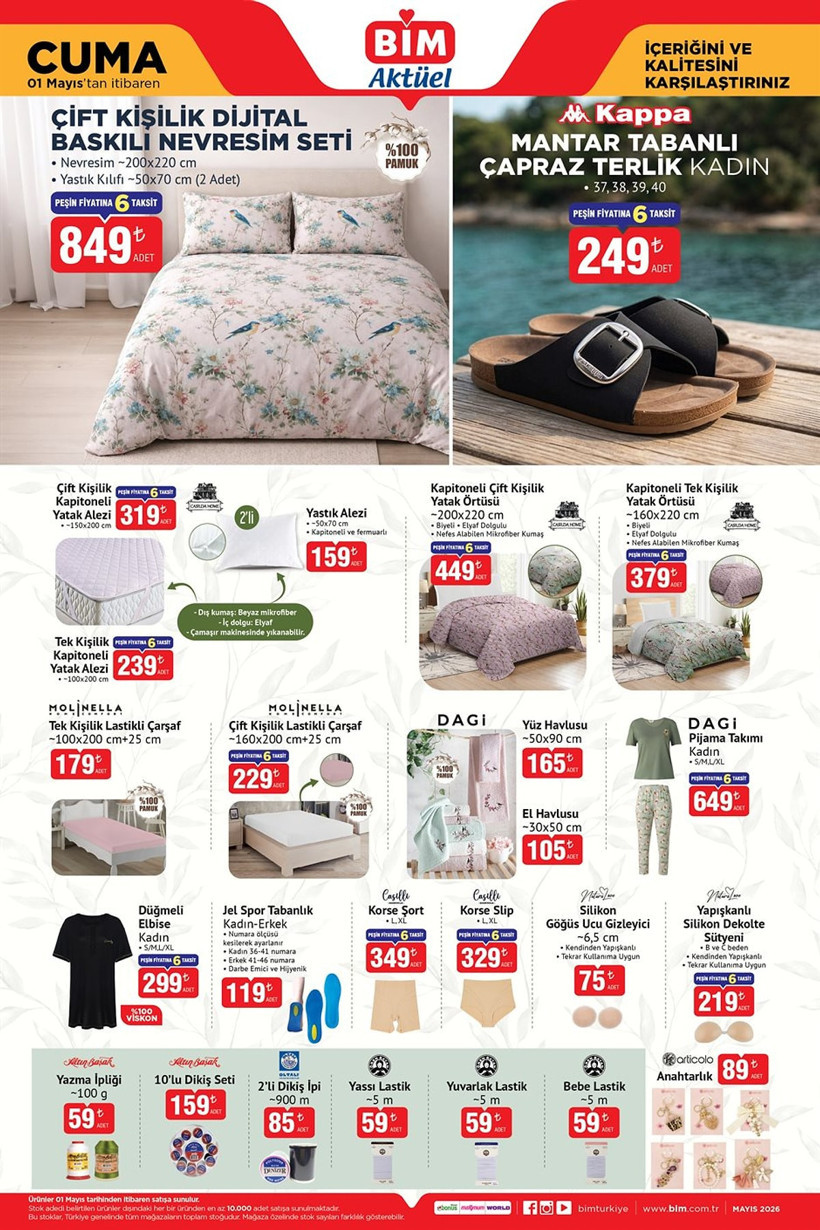 Yarın Raflar Dolup Taşacak: BİM 1 Mayıs 2026 Akt&uuml;el &Uuml;r&uuml;nler Kataloğu Yayında - Resim : 2