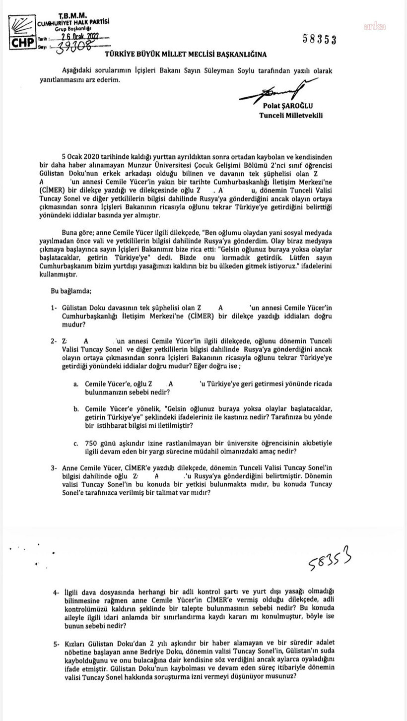 Soylu&rsquo;dan G&uuml;listan Doku a&ccedil;ıklaması: 'Ucu nereye giderse gitsin' - Resim : 1