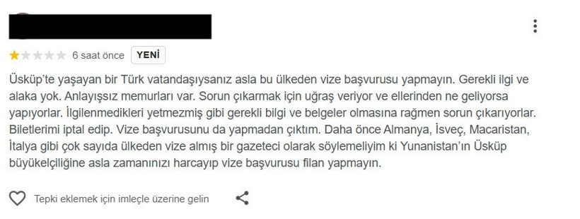 Yunanistan'ın Üsküp büyükelçiliğinde vize krizi! Oturumu olanlar tepkili - Resim : 2