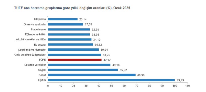 TÜİK'e göre ocakta enflasyon aylık yüzde 5 arttı - Resim : 1