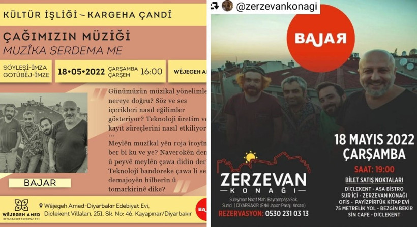 Bajar, söyleşi ve konser için Diyarbakır’da - Resim : 1