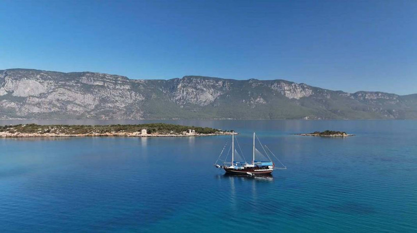 Kumları dünyada sadece iki yerde var: Sedir Adası'nın havadan görüntüleri - Resim: 3