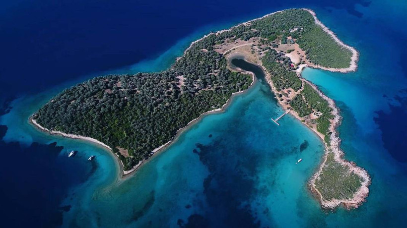 Kumları dünyada sadece iki yerde var: Sedir Adası'nın havadan görüntüleri - Resim: 2