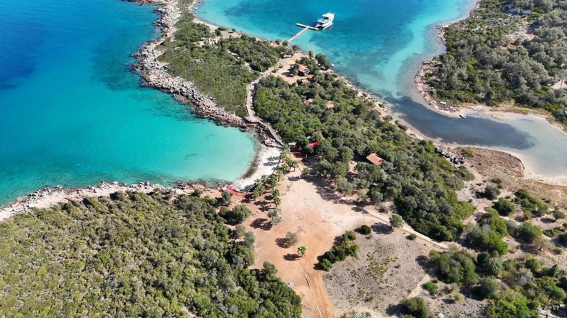 Kumları dünyada sadece iki yerde var: Sedir Adası'nın havadan görüntüleri - Resim: 1