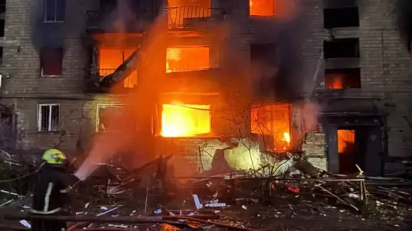 Rusya başkent Kiev'i vurdu: En az 13 kişi hayatını kaybetti, onlarca yaralı - Resim : 1