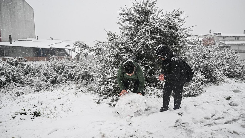 İstanbul'dan kar manzaraları - Resim: 14