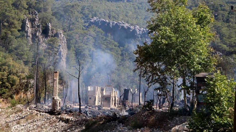 Olympos'taki 'Kadir'in Ağaç Evleri’ndeki yangın sonunda kullanılabilir yer kalmadı: 'Yeniden yapacağım' - Resim: 14