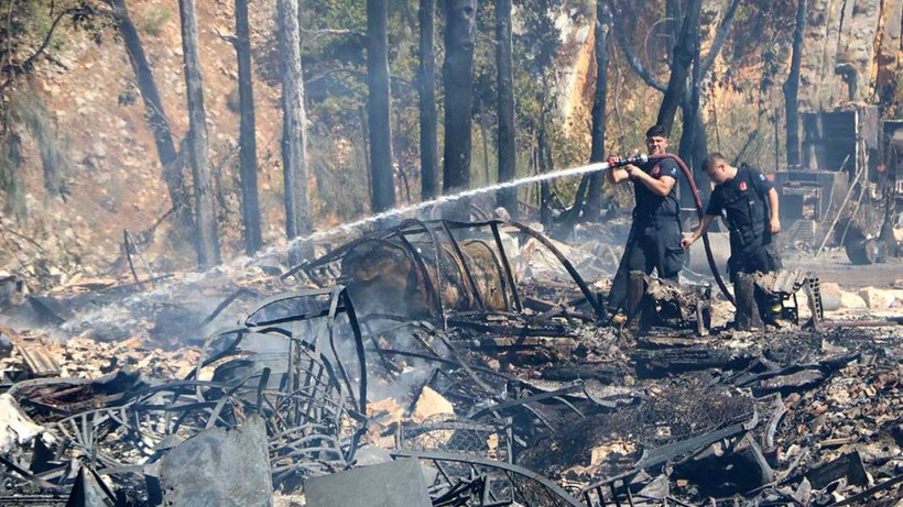 Olympos'taki 'Kadir'in Ağaç Evleri’ndeki yangın sonunda kullanılabilir yer kalmadı: 'Yeniden yapacağım' - Resim: 3