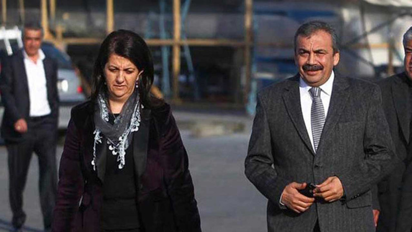 DEM Parti heyeti; Pervin Buldan, Sırrı Süreyya Önder