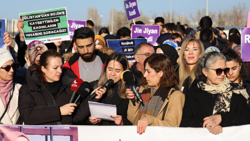 Rojin Kabaiş için Van'da yürüyüş: Kısıtlılık kararı kaldırılsın - Resim : 1